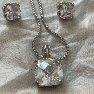 High End Designer Exact Look Australian Crystal (Necklace Only)